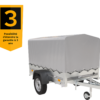 750 kg Kippanhänger mit Domdeckel Garden Trailer 201 KIPP