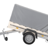 Garden Trailer 200 KIPP 200 x 106 cm PKW Anhänger mit Hochplane, Überrollbügel und Stützrad PTAC 500 kg